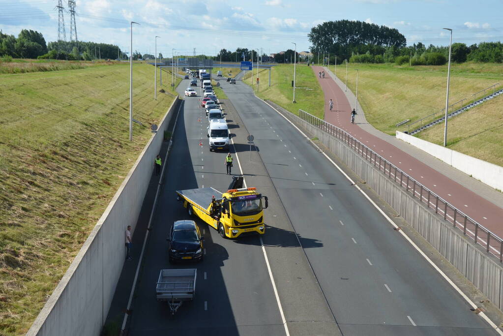 Schade bij kop-staartbotsing