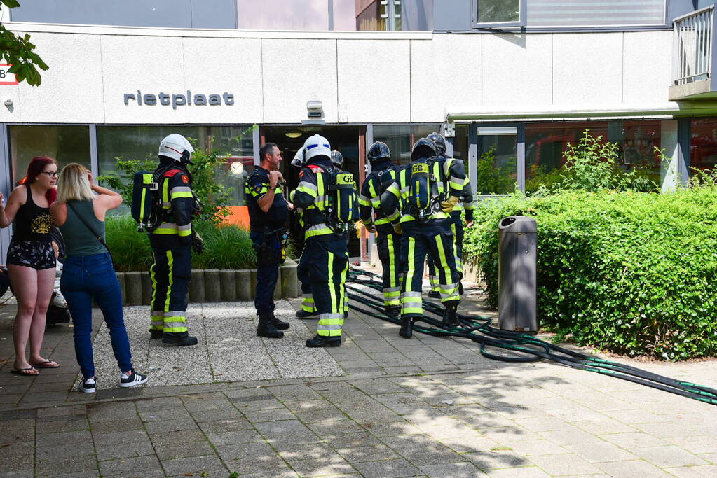 Flinke brand in appartementencomplex