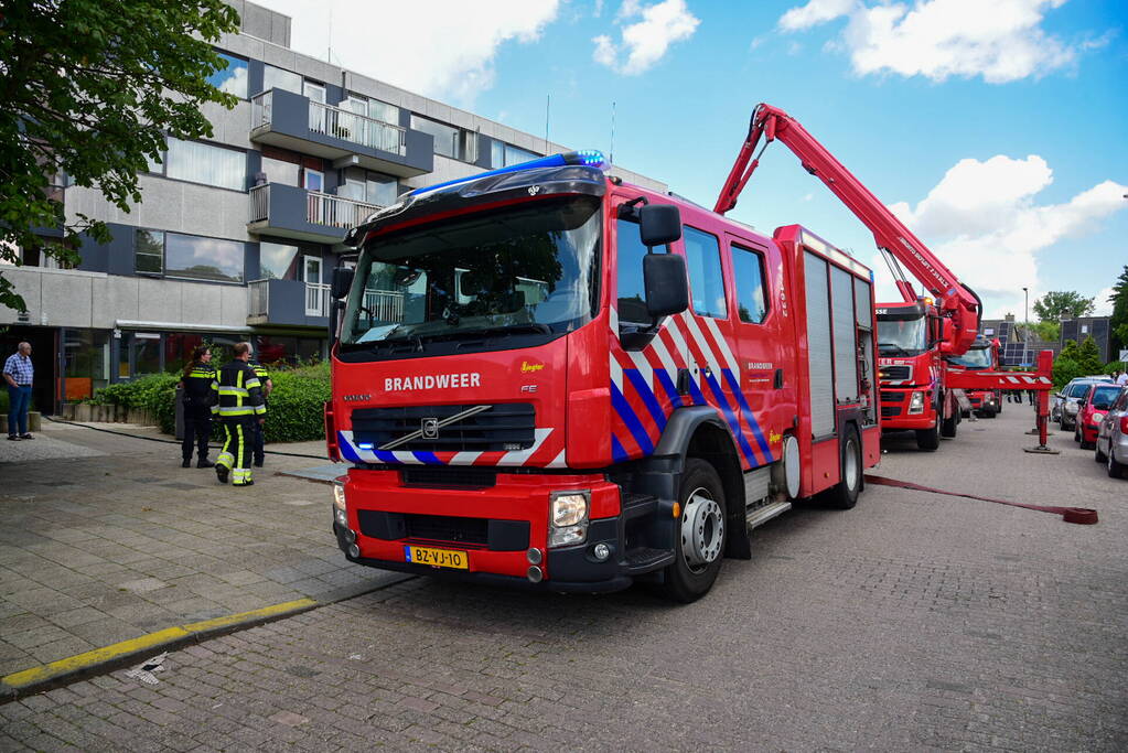 Flinke brand in appartementencomplex