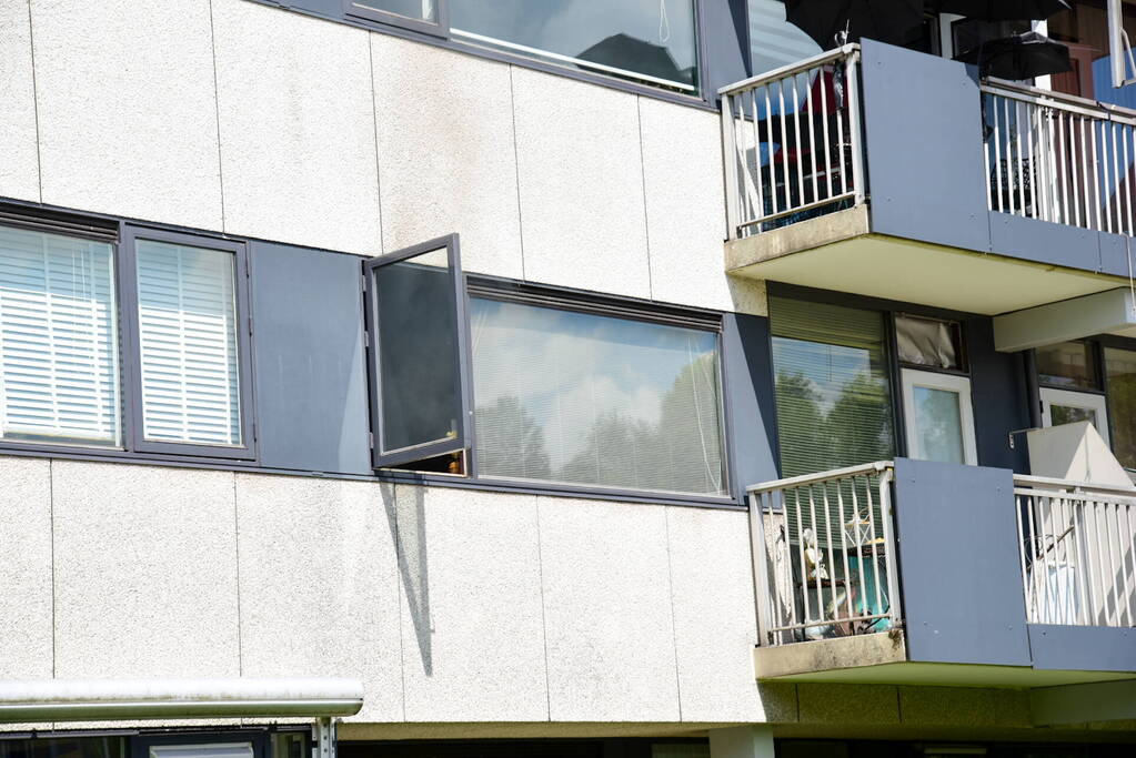 Flinke brand in appartementencomplex