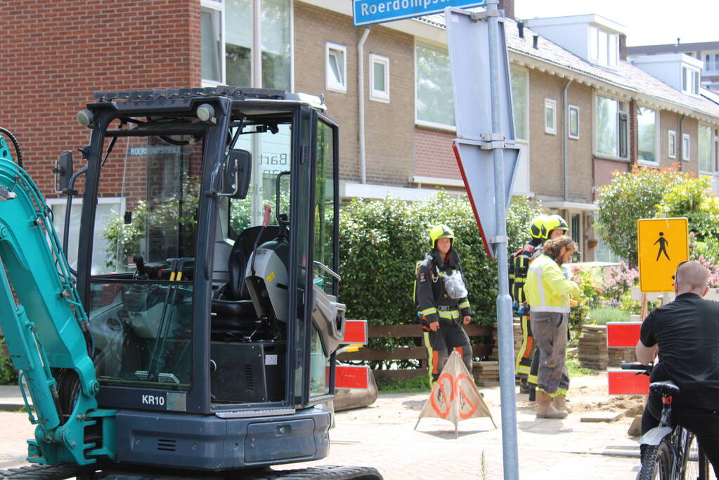 Gaslekkage door graafwerkzaamheden