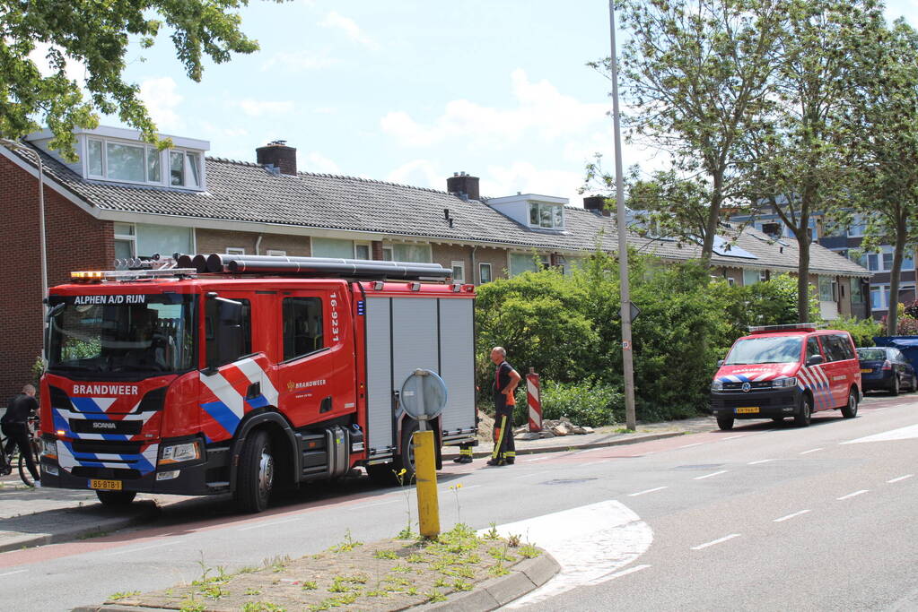 Gaslekkage door graafwerkzaamheden