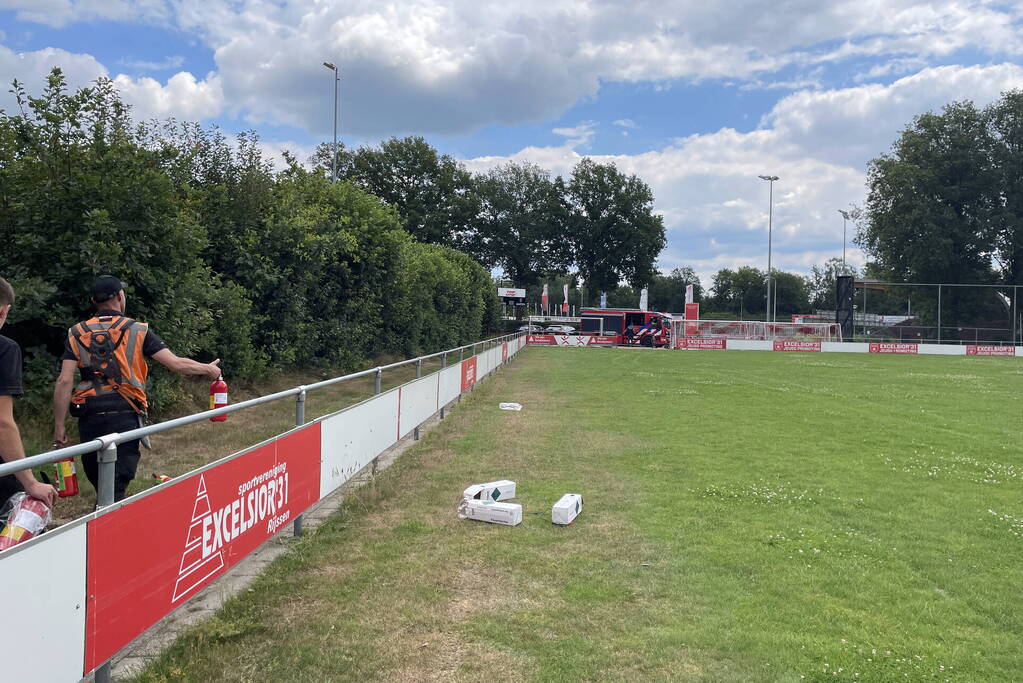 Brand in bosschage van voetbalclub Excelsior '31