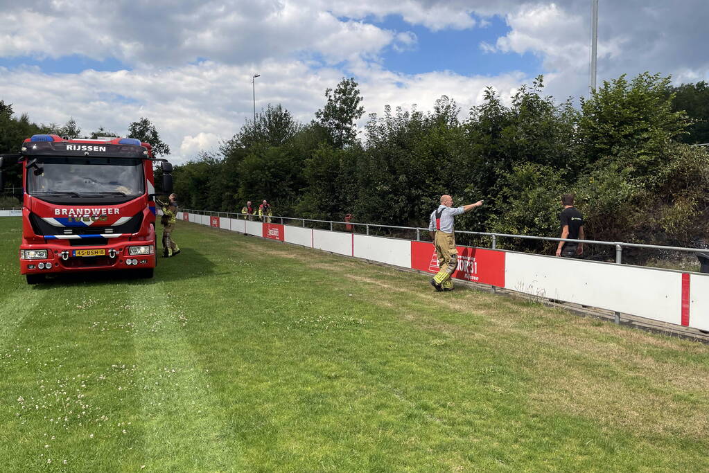 Brand in bosschage van voetbalclub Excelsior '31