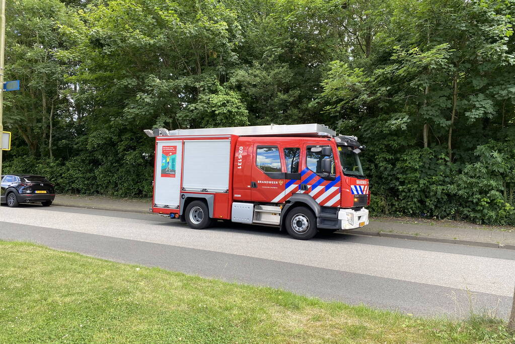 Brand in bosschage snel geblust