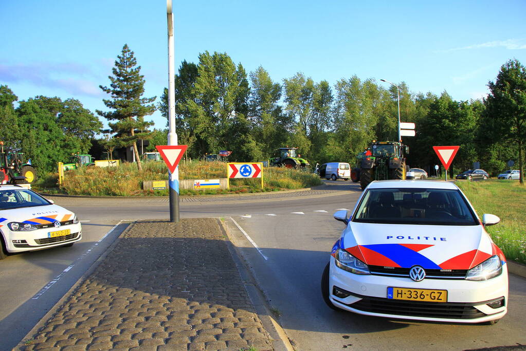 Politie voorkomt blokkade door boeren