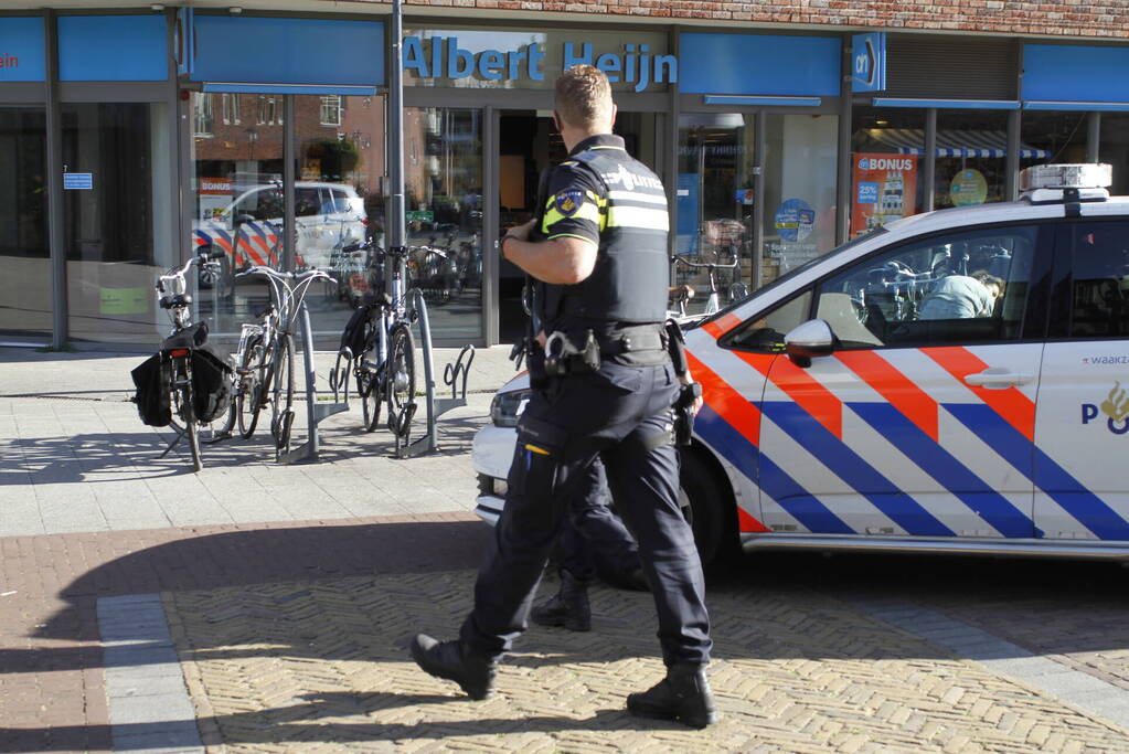 Overval op Albert Heijn supermarkt