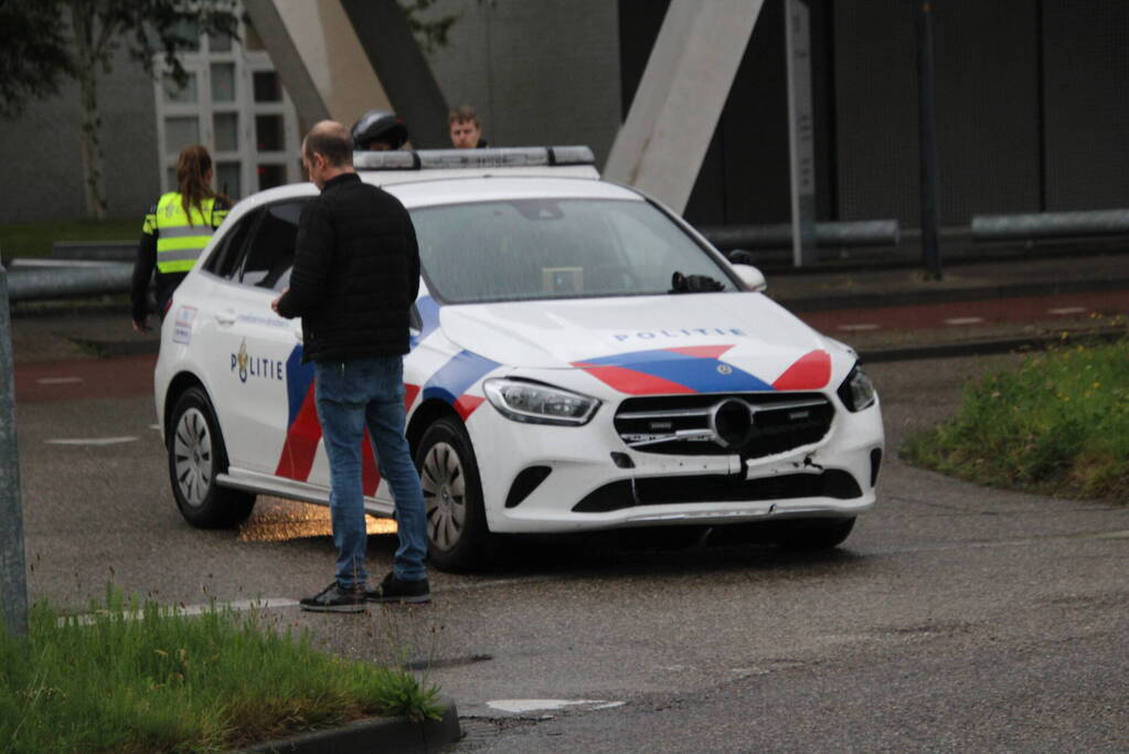 Politieauto betrokken bij ongeval