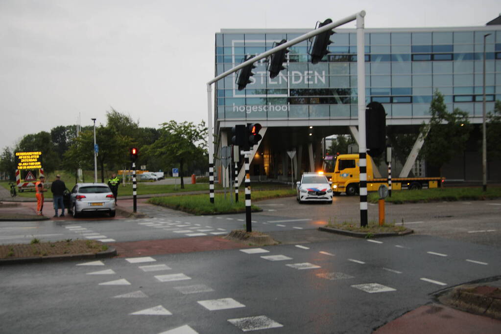 Politieauto betrokken bij ongeval