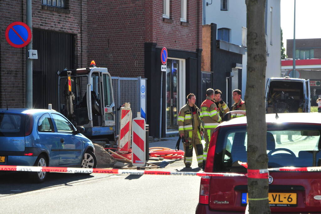 Onderzoek naar gaslucht bij werkzaamheden