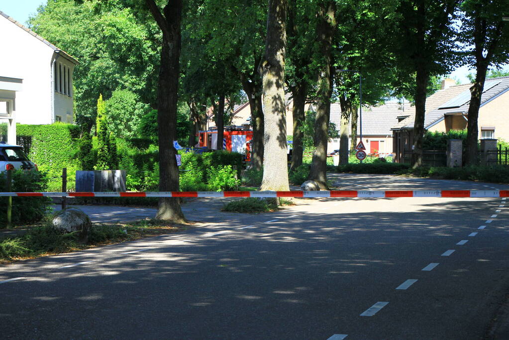 Straat afgezet naar gaslekkage