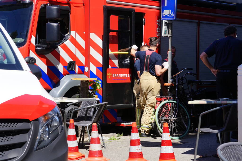 Brandweer doet onderzoek naar onbekende stof