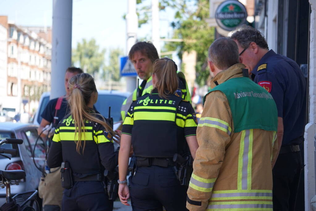 Brandweer doet onderzoek naar onbekende stof