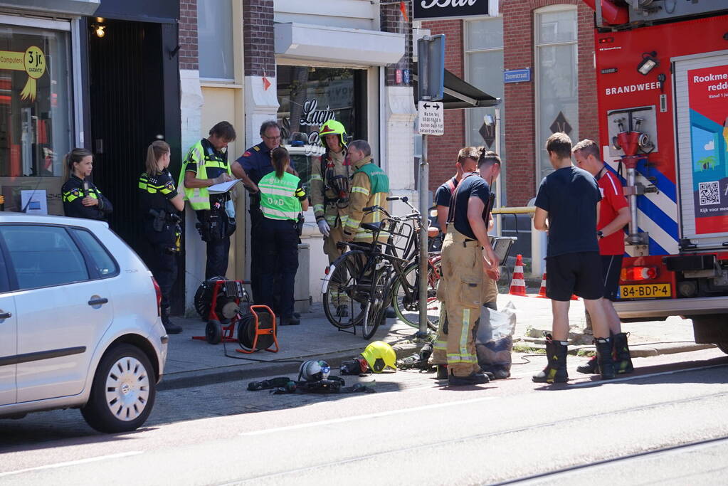 Brandweer doet onderzoek naar onbekende stof