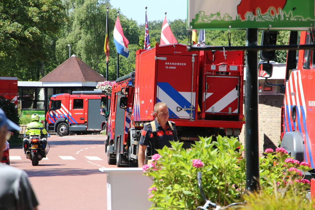 Zeer grote duinbrand naast Attractiepark Duinrell