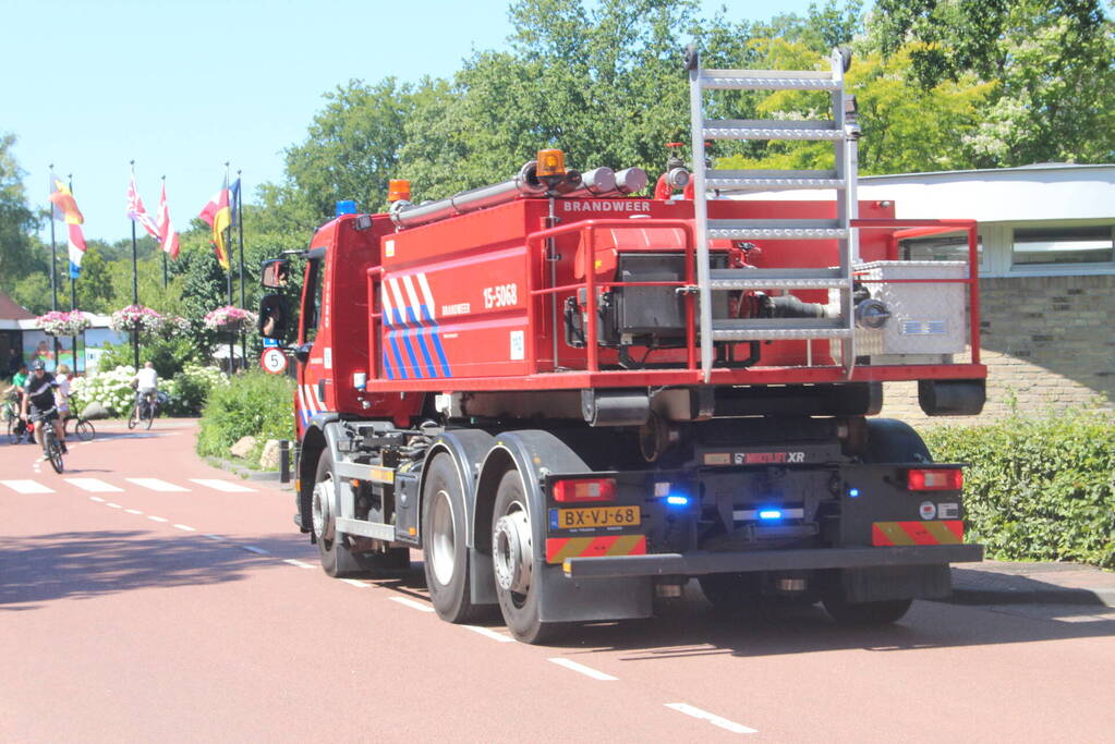 Zeer grote duinbrand naast Attractiepark Duinrell