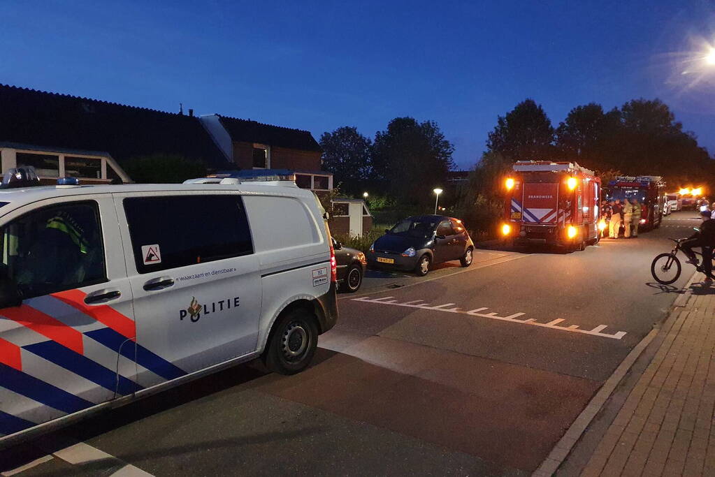 Aanhouding na agressief gedrag tegen brandweer