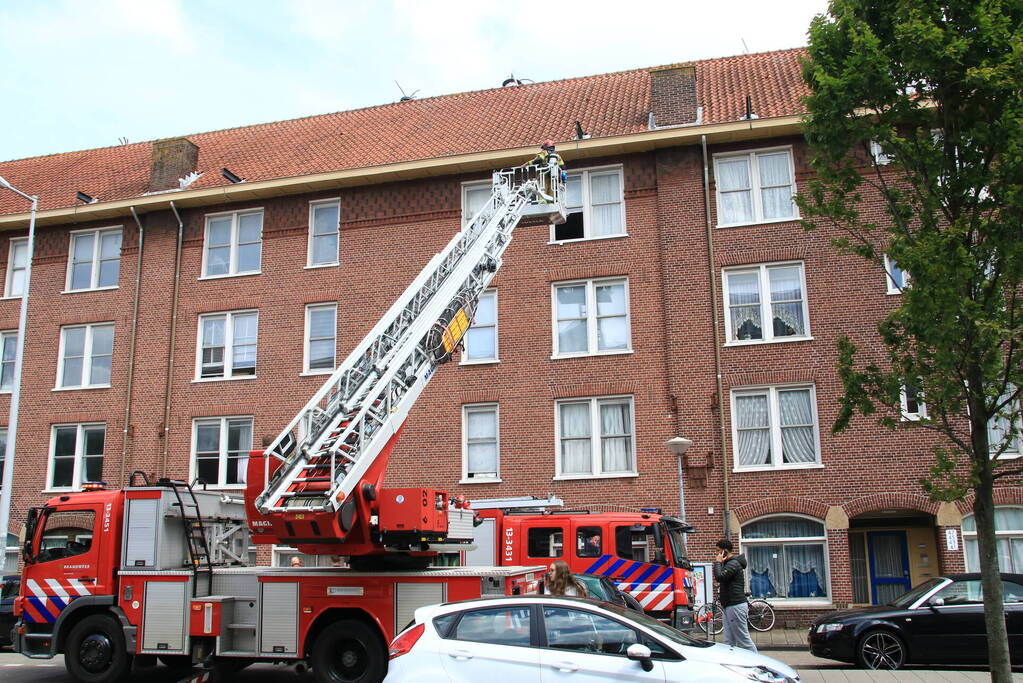 Brand in appartementencomplex