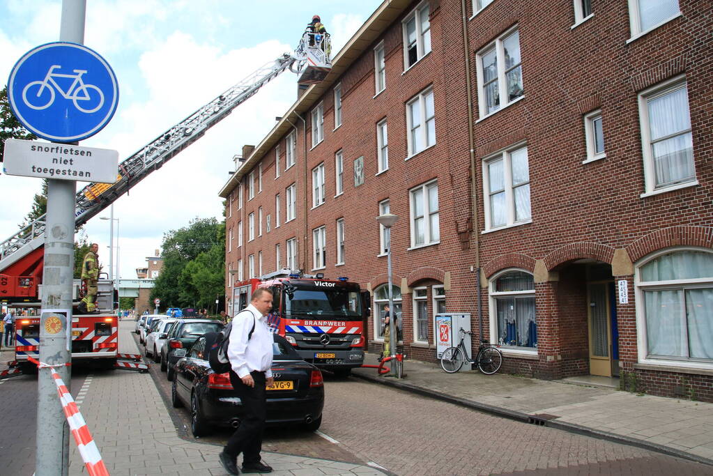 Brand in appartementencomplex