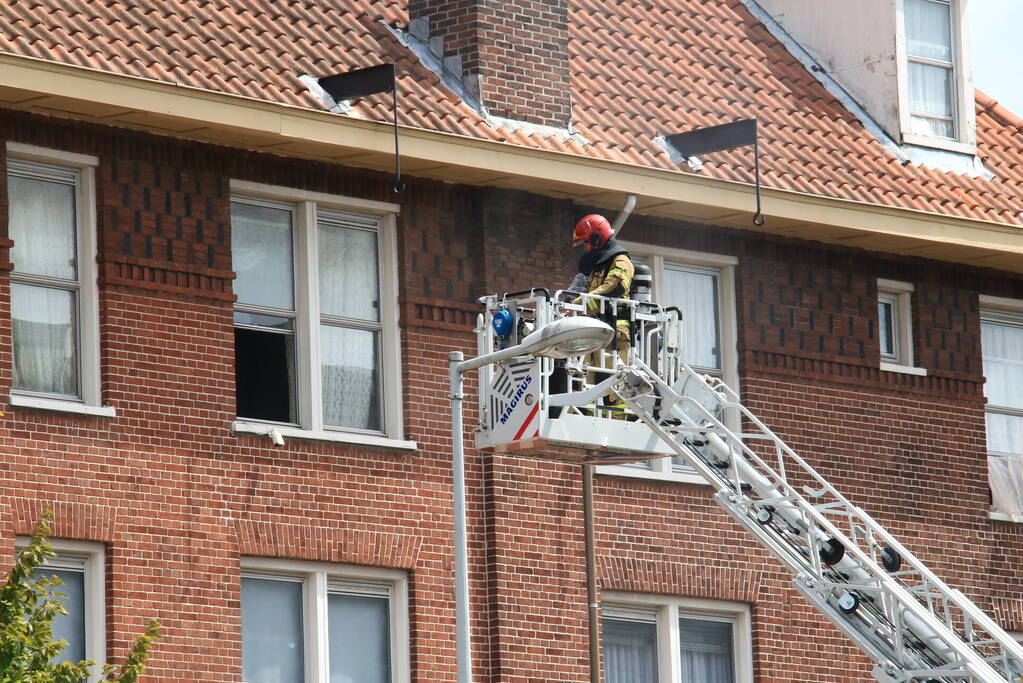 Brand in appartementencomplex