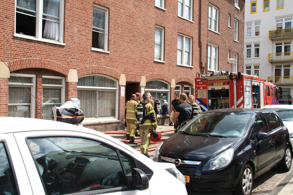 Brand in appartementencomplex