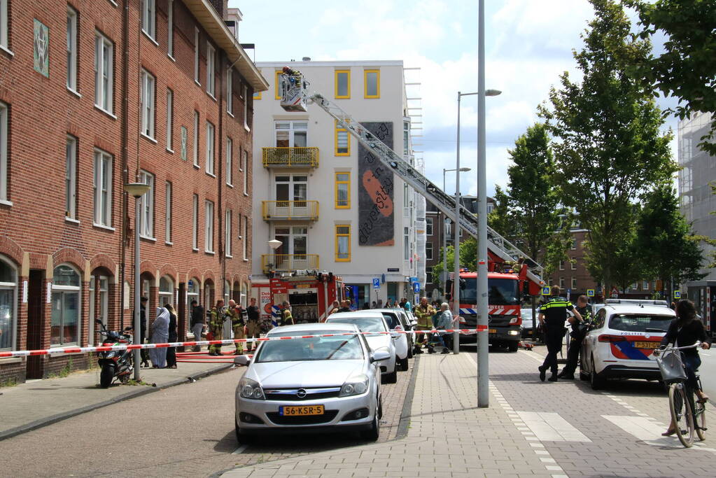 Brand in appartementencomplex