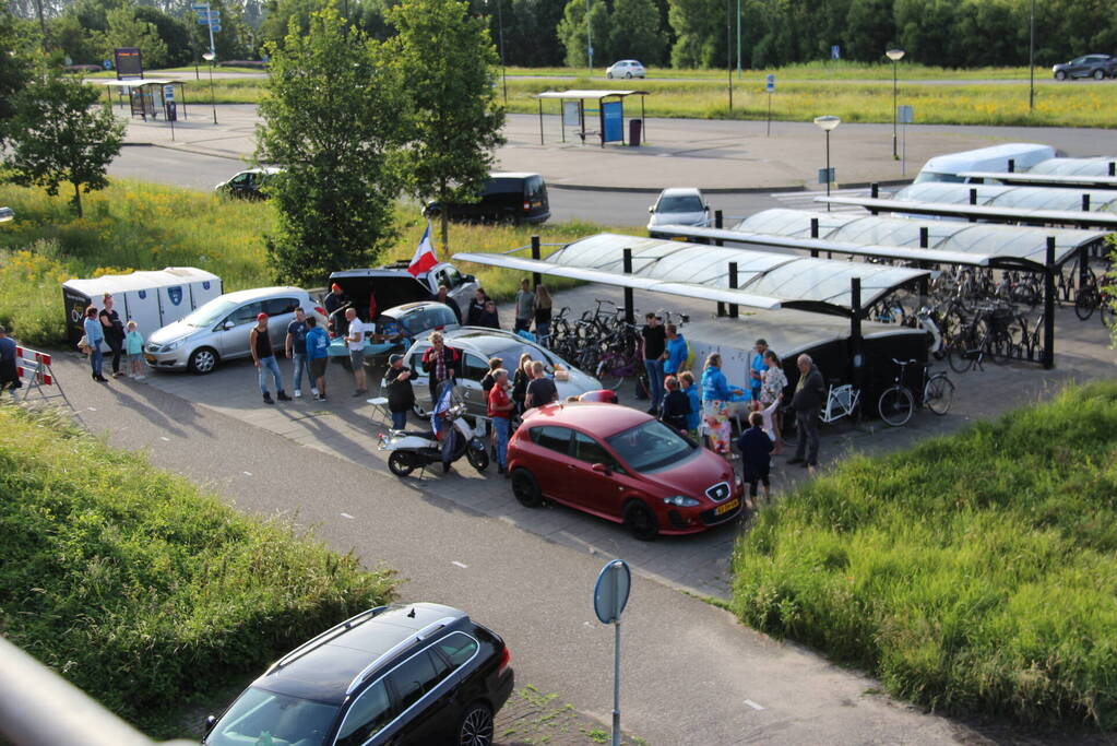 Boeren houden vreedzaam protest bij A27