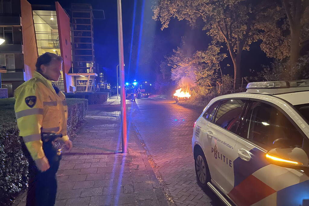 Brand in aanhangwagen