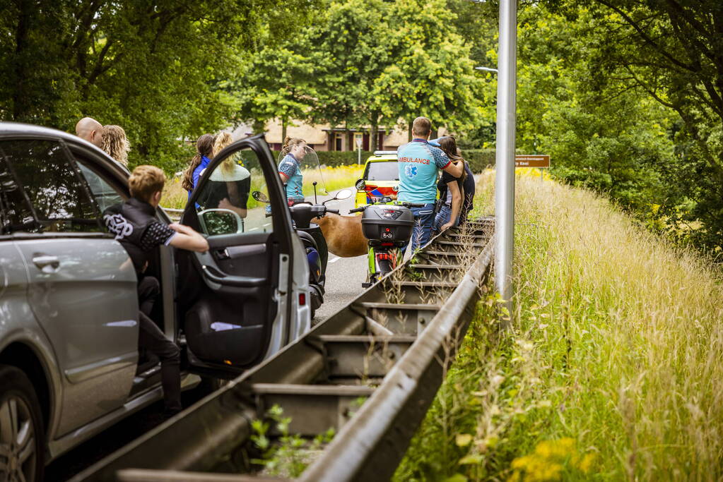 Jongedame gaat hard onderuit met Go Sharing-deelscooter
