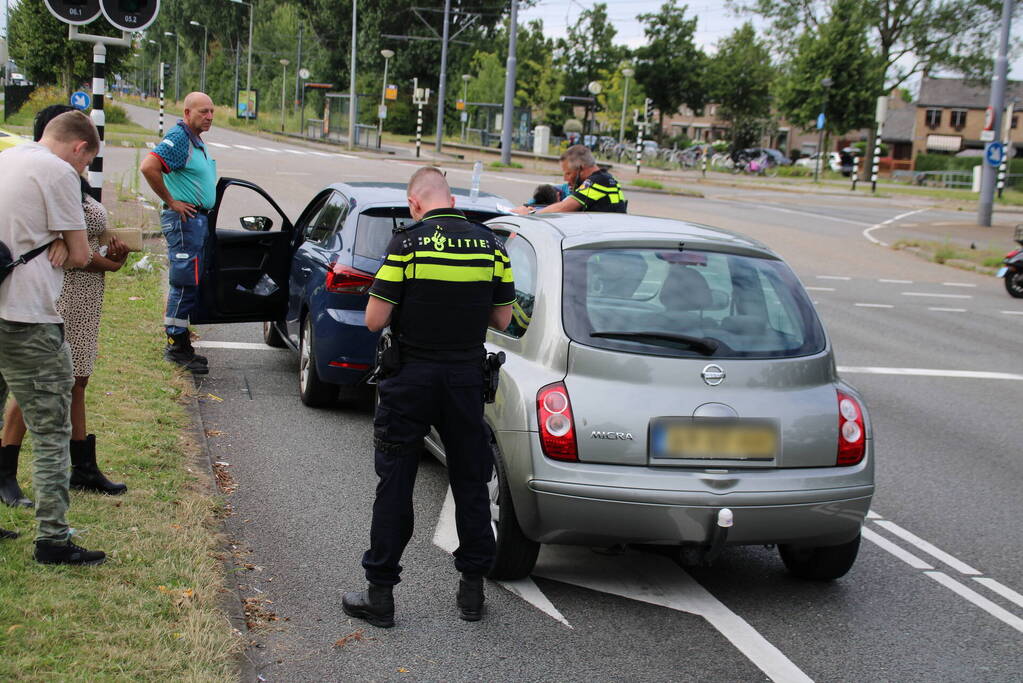 Schade bij kop-staart botsing