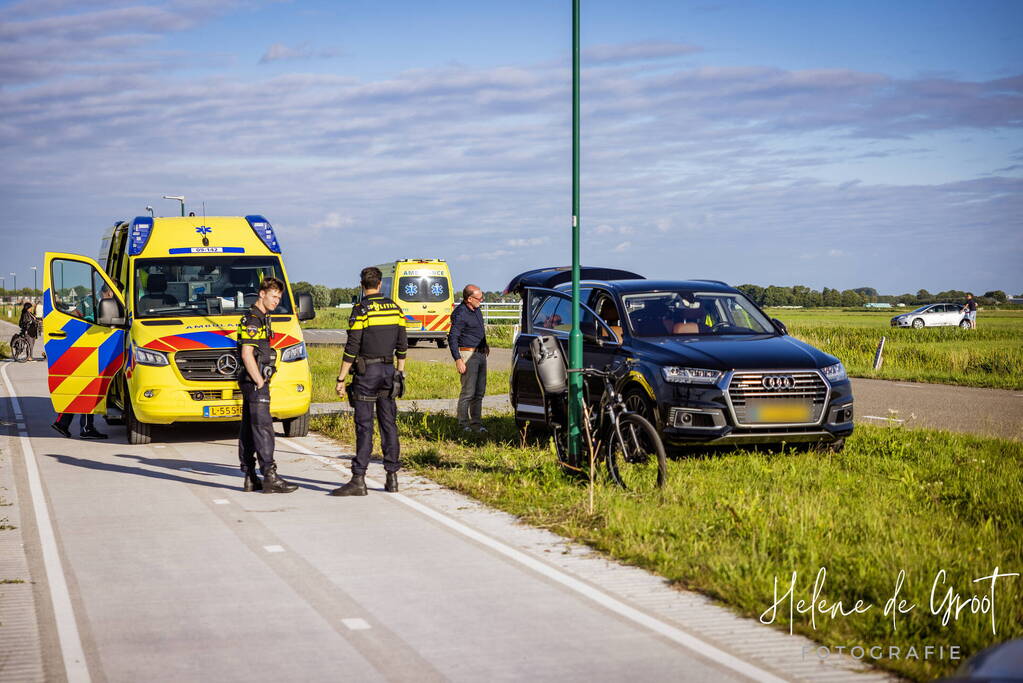 Traumahelikopter landt voor ongeval met kind