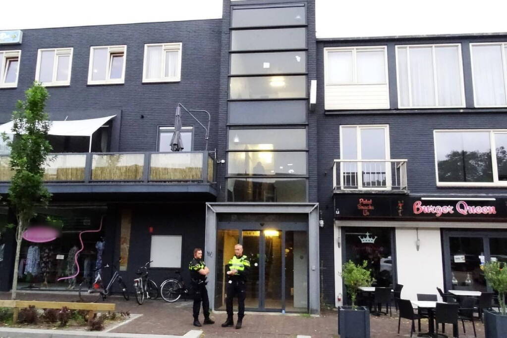Gewonde man aangehouden in coffeeshop