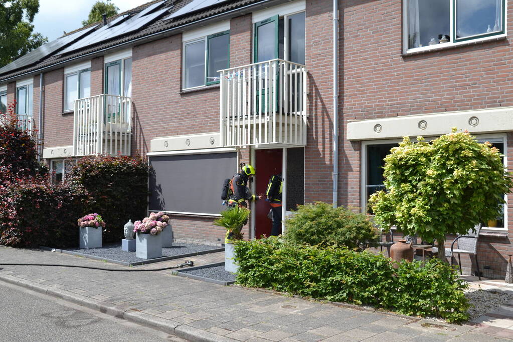 Gaslucht in woning zorgt voor inzet brandweer