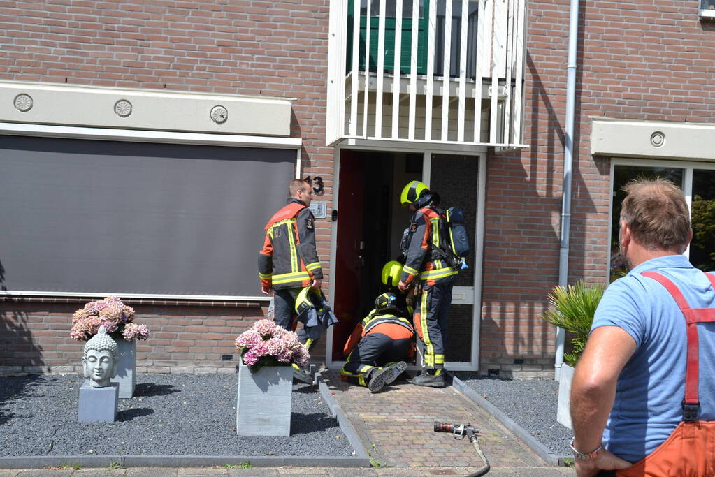 Gaslucht in woning zorgt voor inzet brandweer