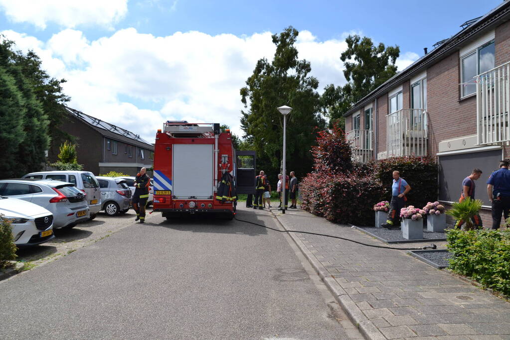 Gaslucht in woning zorgt voor inzet brandweer