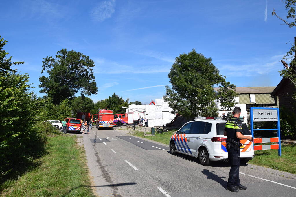 Grote brand in houtzagerij