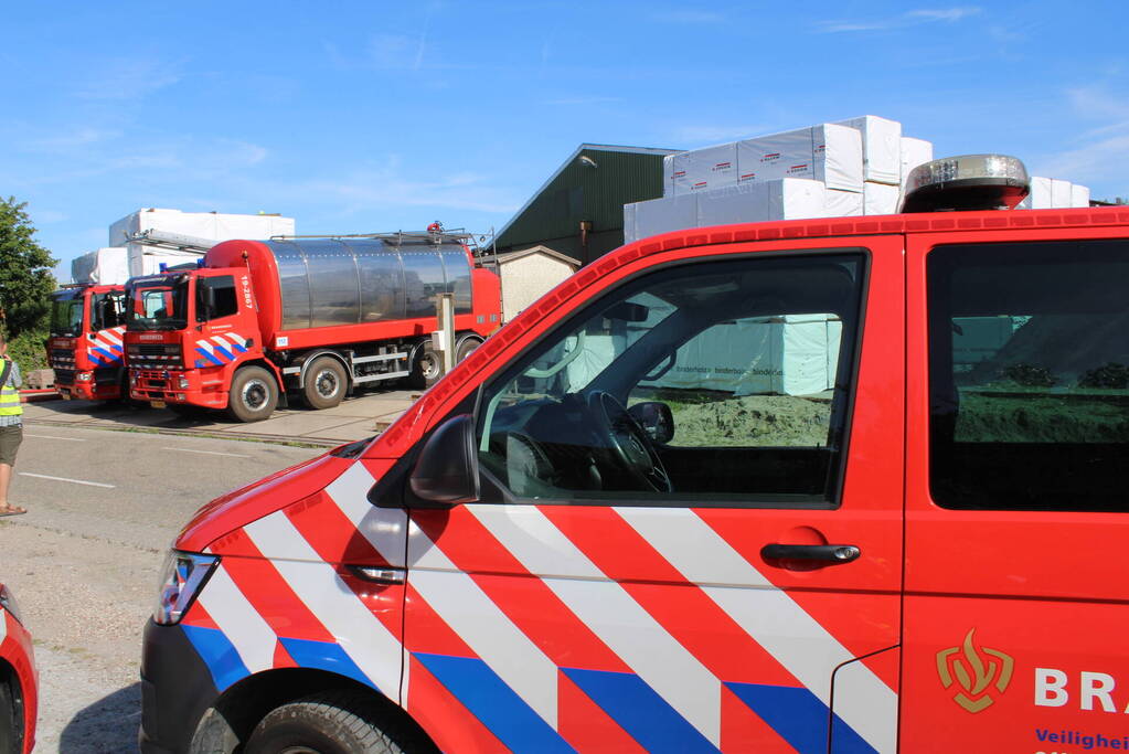 Grote brand in houtzagerij