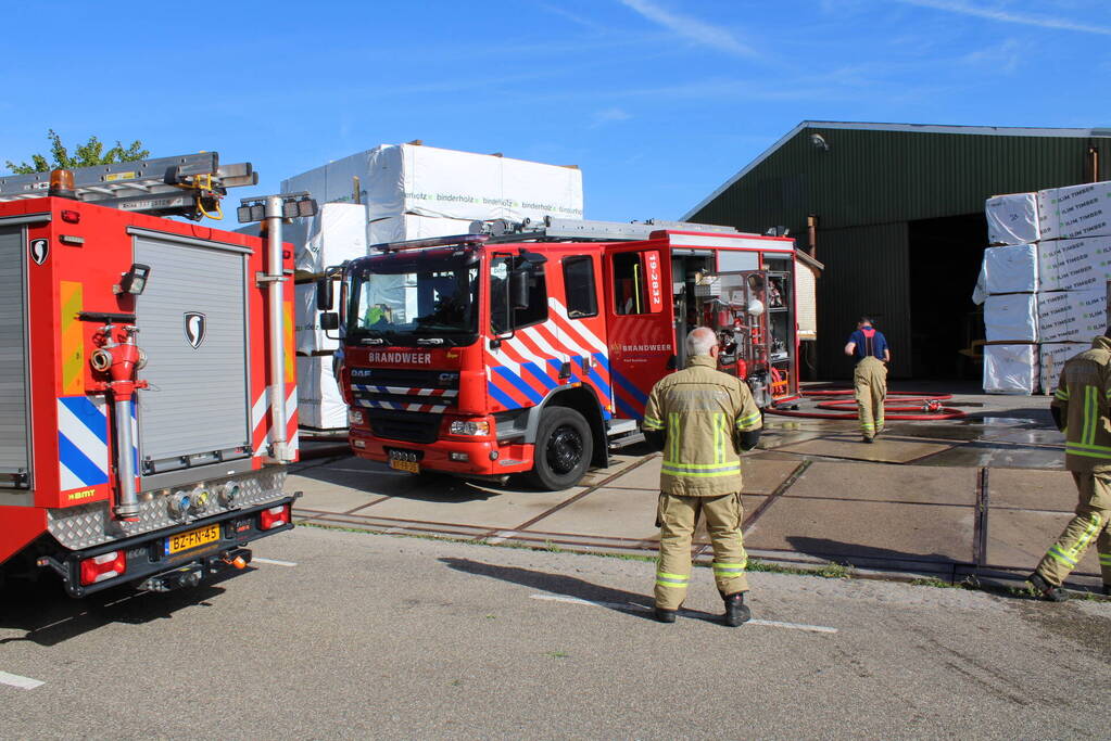 Grote brand in houtzagerij