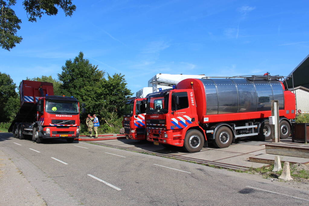Grote brand in houtzagerij