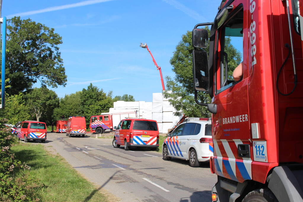 Grote brand in houtzagerij