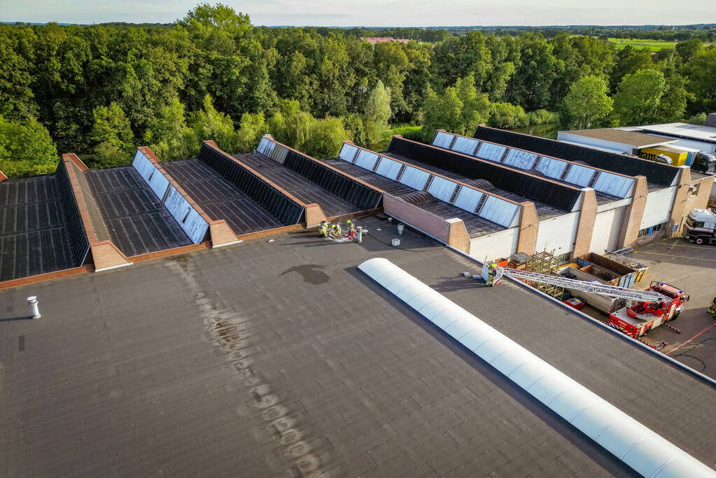 Brand bij metaalbedrijf