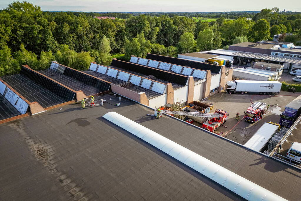 Brand bij metaalbedrijf