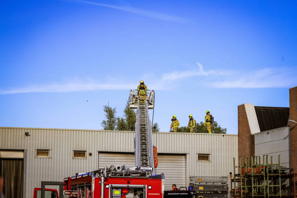 Brand bij metaalbedrijf