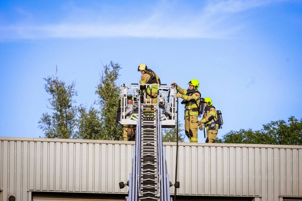 Brand bij metaalbedrijf