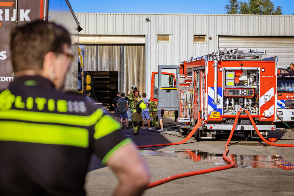 Brand bij metaalbedrijf