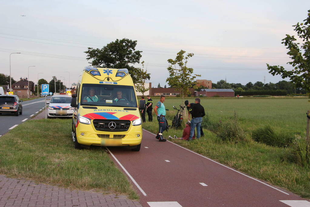 Twee ongevallen door groep dronken fietsers