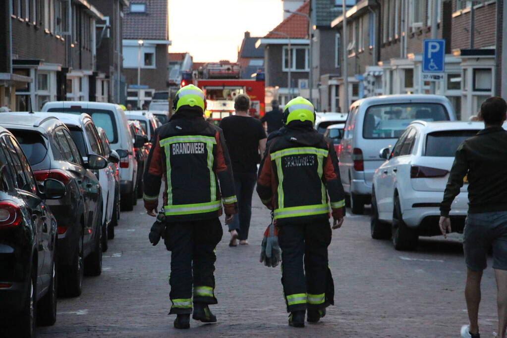 Brand in aanbouw snel geblust