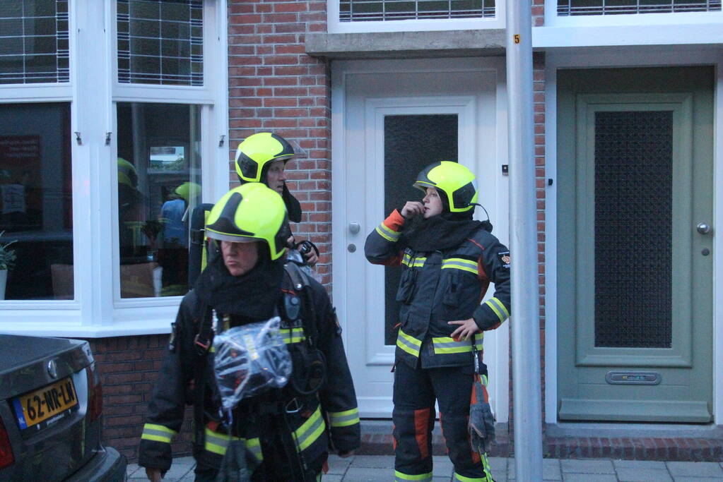 Brand in aanbouw snel geblust