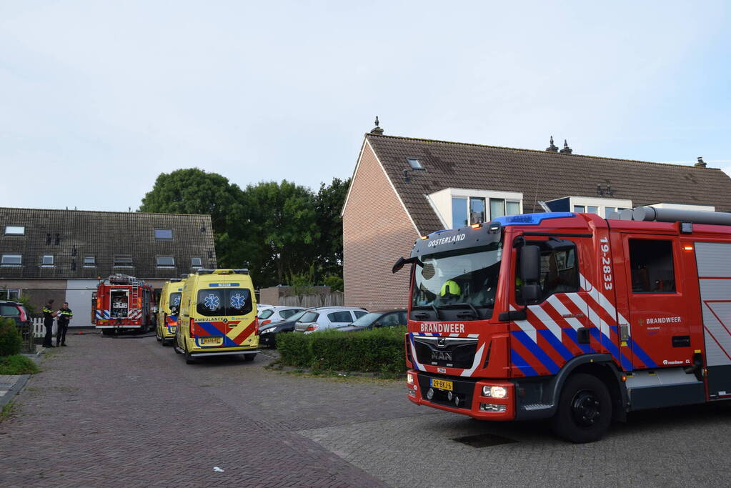 Twee gewonden bij brand in woning