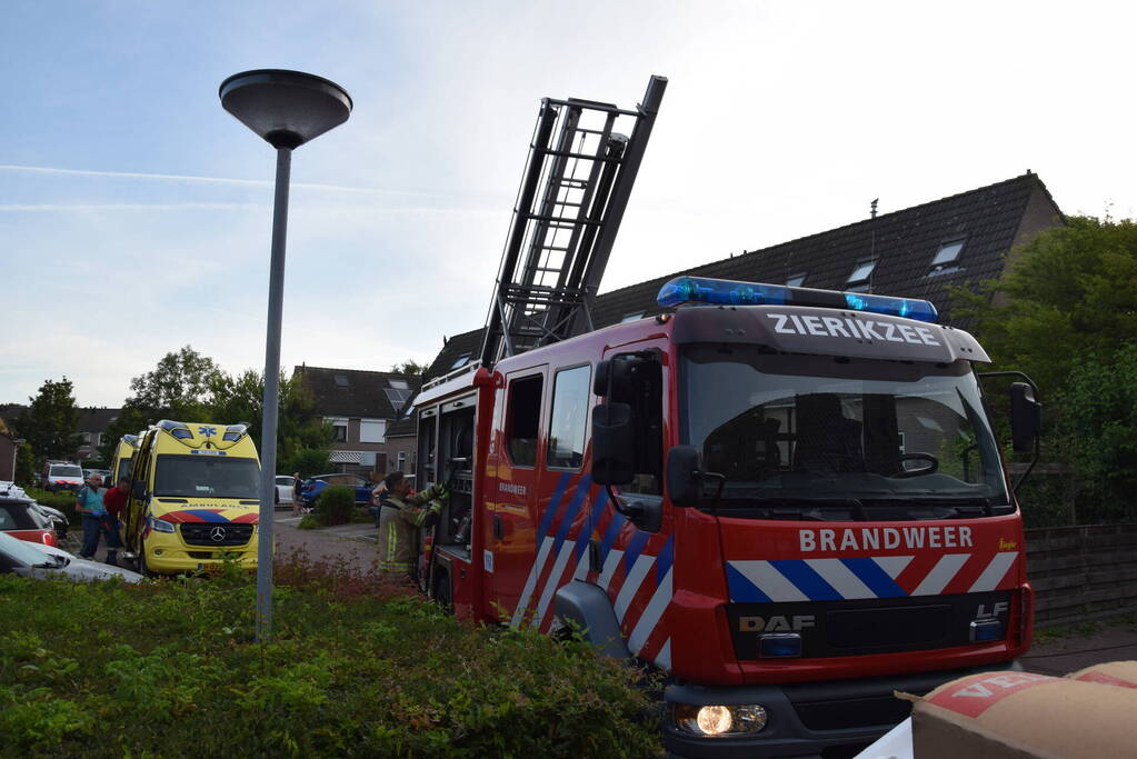 Twee gewonden bij brand in woning